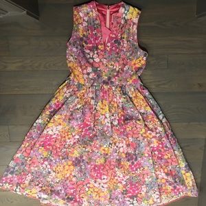 Kate Spade Floral Dots Burnout Dress Size 12 (NWT)